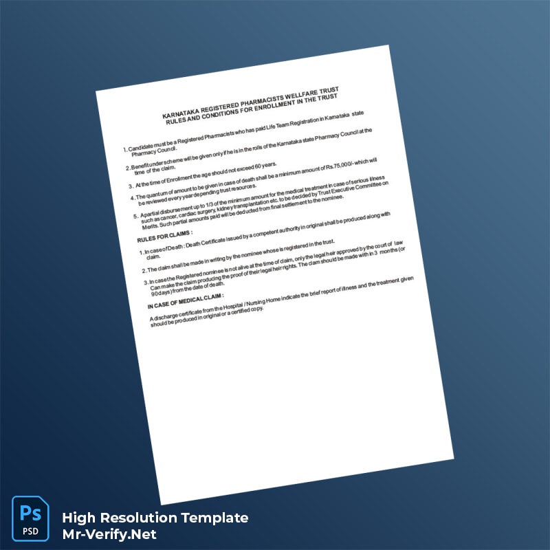 Karnataka%20State%20Pharmacy%20Council%20Registration%20Certificate%20Template%20in%20Word%20and%20PDF%20formats-page7 Editable Karnataka State Pharmacy Council Registration Certificate Template in Word and PDF formats page 7 Preview - Mac Doc