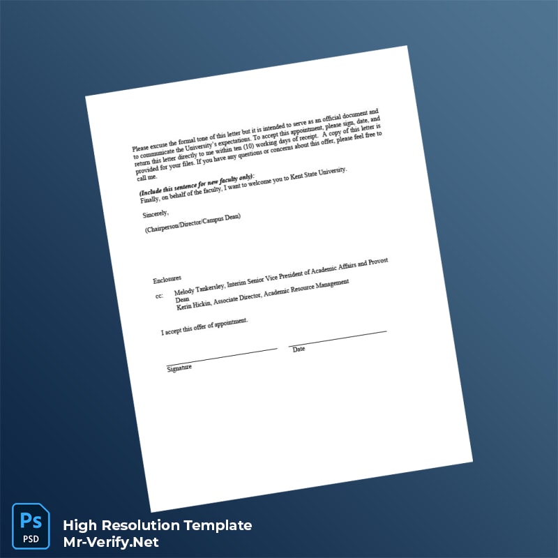 Kent%20State%20University%20Employment%20Verification%20Letter%20Template%20in%20Word%20and%20PDF%20formats-page3 Editable Kent State University Employment Verification Letter Template in Word and PDF formats page 3 Preview - Mac Doc