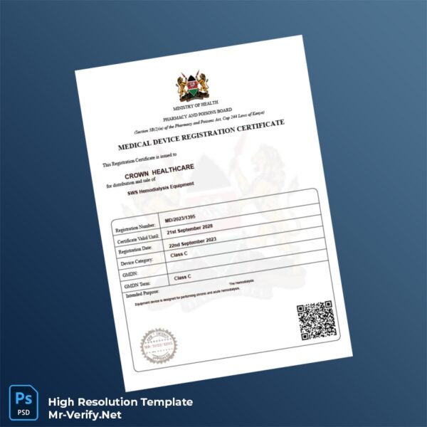 Kenya%20Pharmacy%20and%20Poisons%20Board%20Medical%20Device%20Registration%20Certificate%20Template%20in%20Word%20and%20PDF%20formats Editable Kenya Pharmacy and Poisons Board Medical Device Registration Certificate Word and Pdf Template Preview - Mac Doc