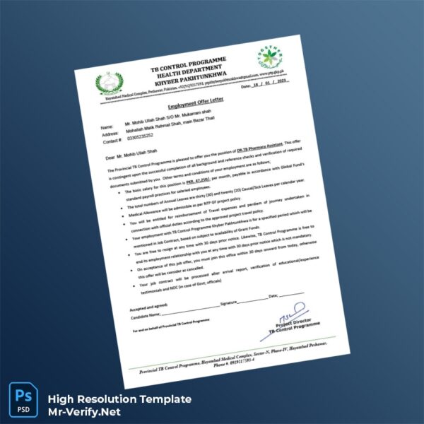 Khyber%20Pakhtunkhwa%20Provincial%20TB%20Control%20Programme%20Employment%20Verification%20Letter%20Template%20in%20Word%20and%20PDF%20formats Editable Khyber Pakhtunkhwa Provincial TB Control Programme Employment Verification Letter Word and Pdf Template Preview - Mac Doc