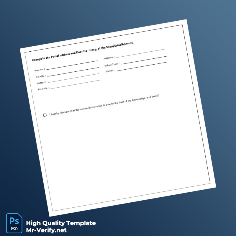 Labor Renewal Registration Establishment Certificate Template in Word and PDF formats page 2 Labor Renewal Registration Establishment Certificate Template in Word and PDF formats page 2