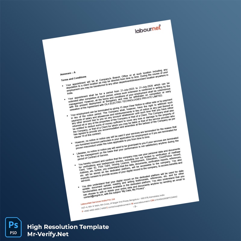 LabourNet%20Services%20India%20Pvt%20Ltd%20Employment%20Verification%20Letter%20Template%20in%20Word%20and%20PDF%20formats-page2 Editable LabourNet Services India Pvt Ltd Employment Verification Letter Template in Word and PDF formats page 2 Preview - Mac Doc