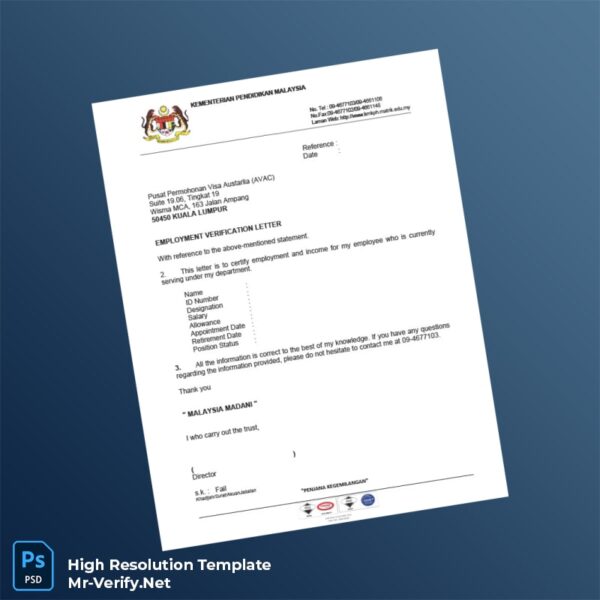Malaysia%20KEMENTERIAN%20PENDIDIKAN%20MALAYSIA%20Employment%20Verification%20Letter%20Template%20in%20Word%20and%20PDF%20formats Editable Malaysia KEMENTERIAN PENDIDIKAN MALAYSIA Employment Verification Letter Word and Pdf Template Preview - Mac Doc