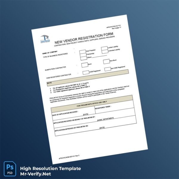 Malaysia%20ProLintas%20Vendor%20Registration%20Form%20Template%20in%20Word%20and%20PDF%20formats Editable Malaysia ProLintas Vendor Registration Form Word and Pdf Template Preview - Mac Doc