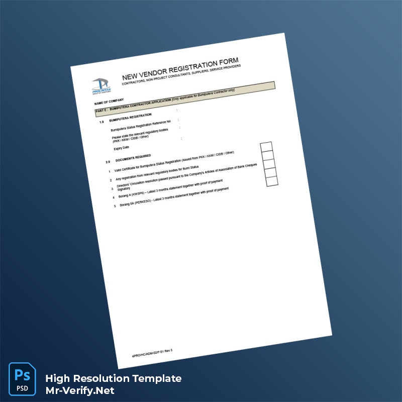 Malaysia%20ProLintas%20Vendor%20Registration%20Form%20Template%20in%20Word%20and%20PDF%20formats-page5 Editable Malaysia ProLintas Vendor Registration Form Template in Word and PDF formats page 5 Preview - Mac Doc