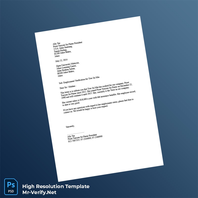 Malaysia%20Pusat%20Tuisyen%20Sri%20Pintar%20Employment%20Verification%20Letter%20Template%20in%20Word%20and%20PDF%20formats Editable Malaysia Pusat Tuisyen Sri Pintar Employment Verification Letter Word and Pdf Template Preview - Mac Doc