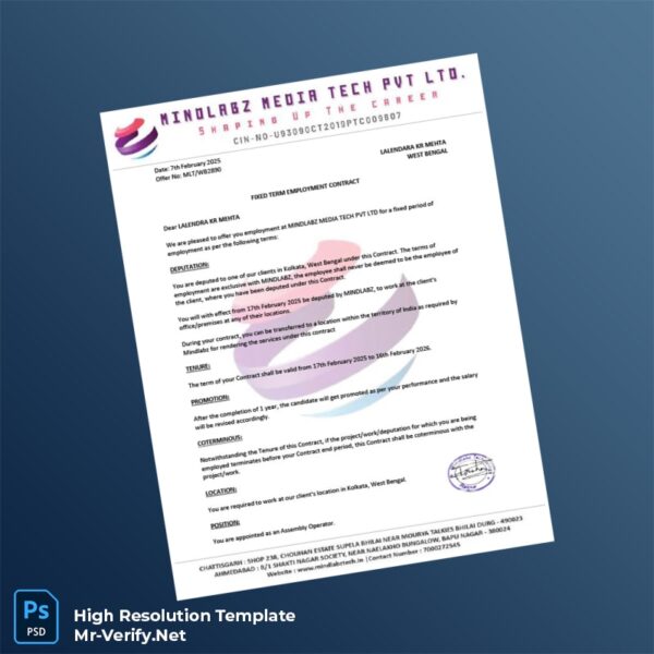 Mindlabz%20Media%20Tech%20Pvt%20Ltd%20Employment%20Verification%20Letter%20Template%20in%20Word%20and%20PDF%20formats Editable Mindlabz Media Tech Pvt Ltd Employment Verification Letter Word and Pdf Template Preview - Mac Doc