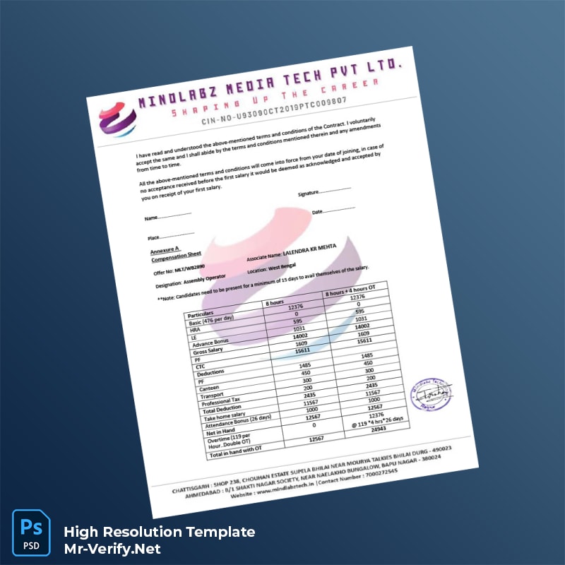 Mindlabz%20Media%20Tech%20Pvt%20Ltd%20Employment%20Verification%20Letter%20Template%20in%20Word%20and%20PDF%20formats-page5 Editable Mindlabz Media Tech Pvt Ltd Employment Verification Letter Template in Word and PDF formats page 5 Preview - Mac Doc