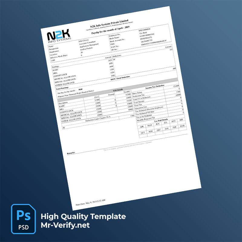 N2K-Info-Systems-Private-Limited-payslip-word-and-pdf-template-mrverify N2K Info Systems Private Limited payslip word and pdf template