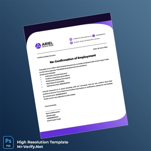 Namibia%20Ariel%20Crypto%20Trade%20Employment%20Verification%20Letter%20Template%20in%20Word%20and%20PDF%20formats Editable Namibia Ariel Crypto Trade Employment Verification Letter Word and Pdf Template Preview - Mac Doc