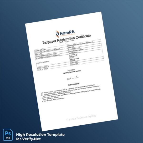 Namibia%20Namibia%20Revenue%20Agency%20Tax%20Registration%20Certificate%20Template%20in%20Word%20and%20PDF%20formats Editable Namibia Namibia Revenue Agency Tax Registration Certificate Word and Pdf Template Preview - Mac Doc