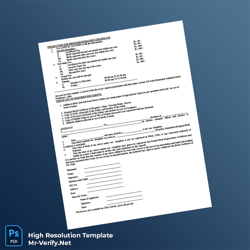 Pakistan%20Capital%20Development%20Authority%20Birth%20Registration%20Certificate%20Template%20in%20Word%20and%20PDF%20formats Editable Pakistan Capital Development Authority Birth Registration Certificate Word and Pdf Template Preview - Mac Doc