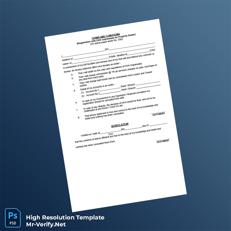 Pakistan%20DHA%20Gujranwala%20Business%20Registration%20Certificate%20Template%20in%20Word%20and%20PDF%20formats-page3 Editable Pakistan DHA Gujranwala Business Registration Certificate Template in Word and PDF formats page 3 Preview - Mac Doc