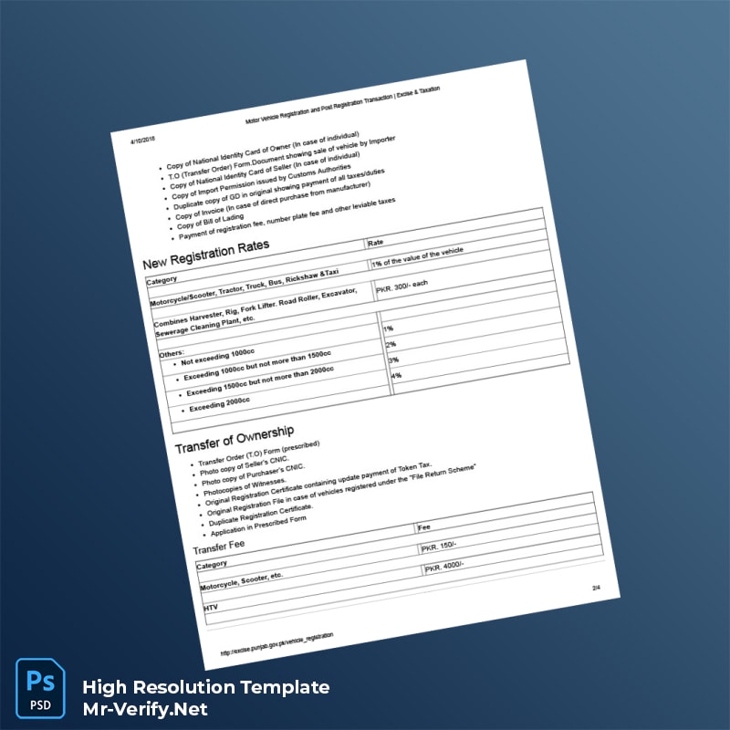 Pakistan%20Excise%20and%20Taxation%20Department%20Motor%20Vehicle%20Registration%20Certificate%20Template%20in%20Word%20and%20PDF%20formats-page2 Editable Pakistan Excise and Taxation Department Motor Vehicle Registration Certificate Template in Word and PDF formats page 2 Preview