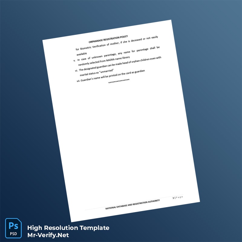 Pakistan%20NADRA%20Orphan%20Registration%20Policy%20Template%20in%20Word%20and%20PDF%20formats-page4 Editable Pakistan NADRA Orphan Registration Policy Template in Word and PDF formats page 4 Preview - Mac Doc