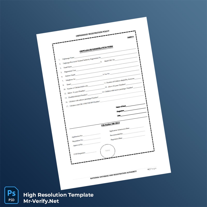 Pakistan%20NADRA%20Orphan%20Registration%20Policy%20Template%20in%20Word%20and%20PDF%20formats-page5 Editable Pakistan NADRA Orphan Registration Policy Template in Word and PDF formats page 5 Preview - Mac Doc