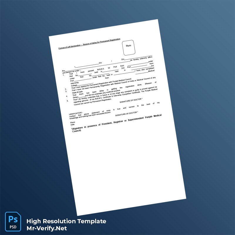 Pakistan%20Punjab%20Medical%20Council%20Application%20Form%20for%20Permanent%20Registration%20Template%20in%20Word%20and%20PDF%20formats-page6 Editable Pakistan Punjab Medical Council Application Form for Permanent Registration Template in Word and PDF formats page 6 Preview - Mac Doc
