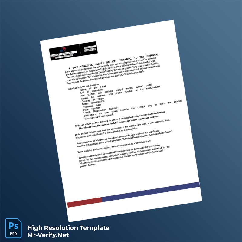 Panama%20Ministry%20of%20Health%20Food%20Sanitary%20Registration%20Certificate%20Template%20in%20Word%20and%20PDF%20formats-page3 Editable Panama Ministry of Health Food Sanitary Registration Certificate Template in Word and PDF formats page 3 Preview - Mac Doc