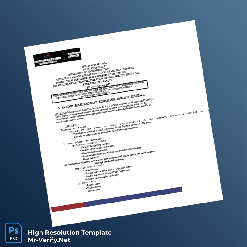 Panama%20Ministry%20of%20Health%20Food%20Sanitary%20Registration%20Certificate%20Template%20in%20Word%20and%20PDF%20formats Editable Panama Ministry of Health Food Sanitary Registration Certificate Word and Pdf Template Preview - Mac Doc