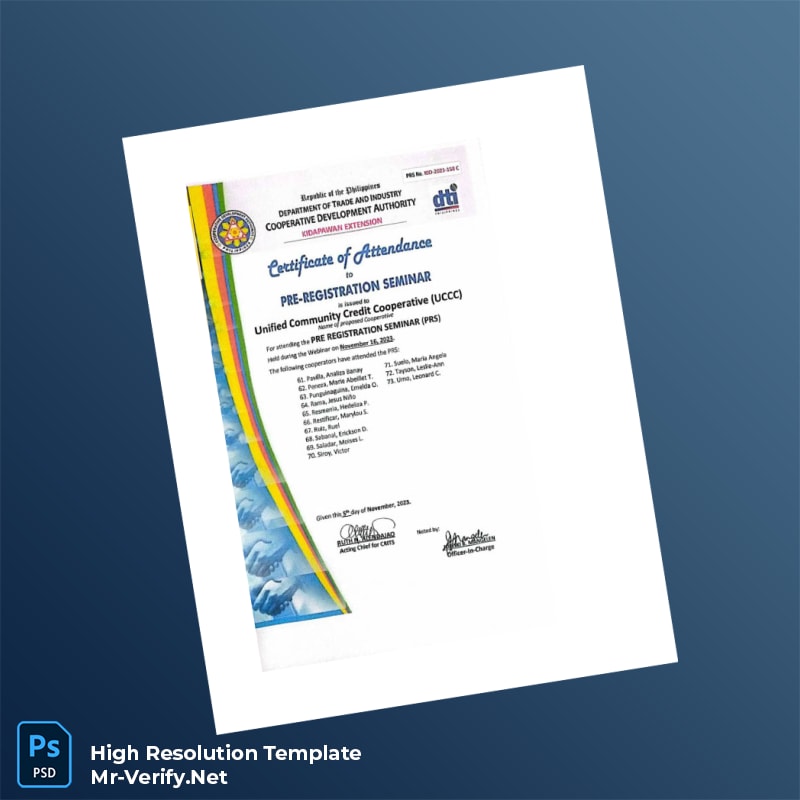 Philippines%20Cooperative%20Development%20Authority%20Certificate%20of%20Attendance%20Template%20in%20Word%20and%20PDF%20formats Editable Philippines Cooperative Development Authority Certificate of Attendance Word and Pdf Template Preview - Mac Doc