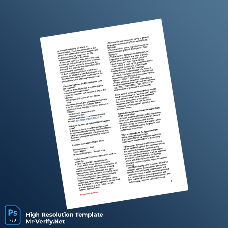 Philippines%20DTI%20Business%20Registration%20Certificate%20Template%20in%20Word%20and%20PDF%20formats-page2 Editable Philippines DTI Business Registration Certificate Template in Word and PDF formats page 2 Preview - Mac Doc