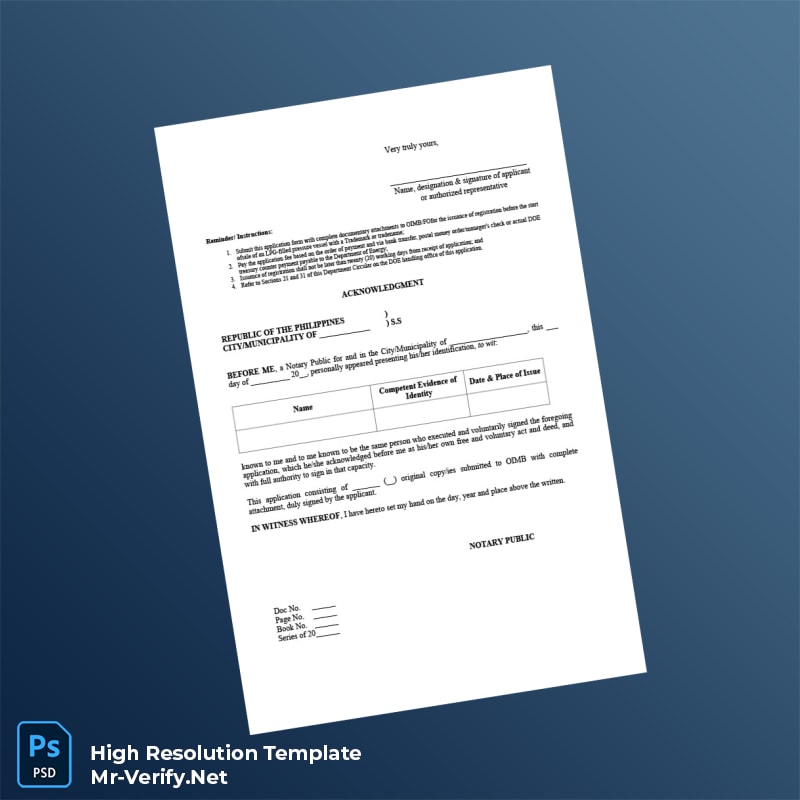 Philippines%20Department%20of%20Energy%20Registration%20Certificate%20Template%20in%20Word%20and%20PDF%20formats-page2 Editable Philippines Department of Energy Registration Certificate Template in Word and PDF formats page 2 Preview - Mac Doc