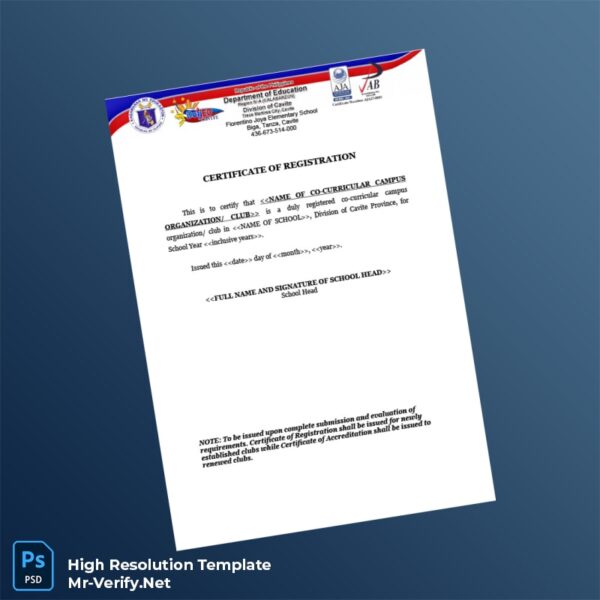 Philippines%20Florentino%20Joya%20Elementary%20School%20Certificate%20of%20Registration%20Template%20in%20Word%20and%20PDF%20formats Editable Philippines Florentino Joya Elementary School Certificate of Registration Word and Pdf Template Preview - Mac Doc