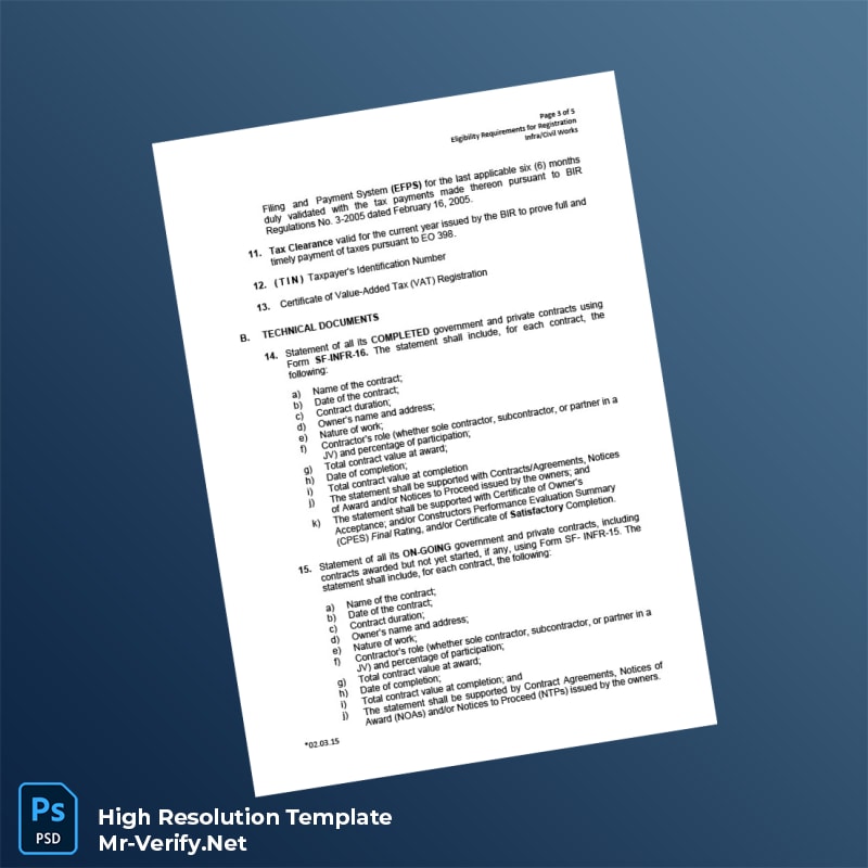 Philippines%20National%20Housing%20Authority%20Contractor%20Registration%20Certificate%20Template%20in%20Word%20and%20PDF%20formats-page3 Editable Philippines National Housing Authority Contractor Registration Certificate Template in Word and PDF formats page 3 Preview - Mac Doc