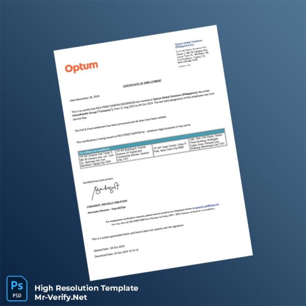 Philippines%20Optum%20Global%20Solutions%20Employment%20Verification%20Letter%20Template%20in%20Word%20and%20PDF%20formats Editable Philippines Optum Global Solutions Employment Verification Letter Word and Pdf Template Preview - Mac Doc