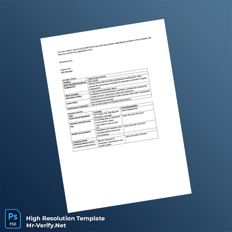 Philippines%20Super%208%20Employment%20Verification%20Letter%20Template%20in%20Word%20and%20PDF%20formats-page2 Editable Philippines Super 8 Employment Verification Letter Template in Word and PDF formats page 2 Preview - Mac Doc