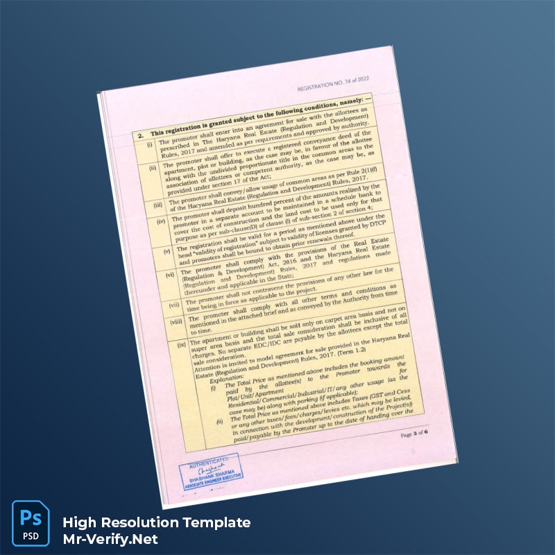 RERA%20Registration%20Certificate%20Template%20in%20Word%20and%20PDF%20formats-page4 Editable RERA Registration Certificate Template in Word and PDF formats page 4 Preview - Mac Doc
