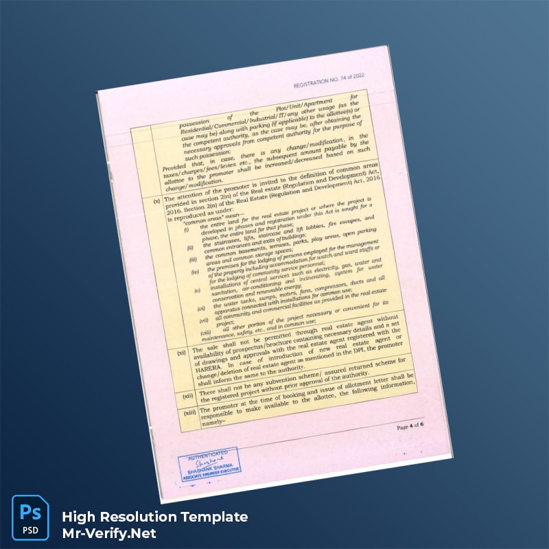 RERA%20Registration%20Certificate%20Template%20in%20Word%20and%20PDF%20formats-page5 Editable RERA Registration Certificate Template in Word and PDF formats page 5 Preview - Mac Doc