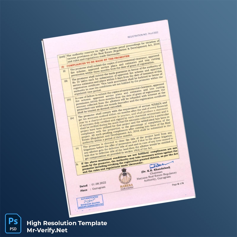 RERA%20Registration%20Certificate%20Template%20in%20Word%20and%20PDF%20formats-page7 Editable RERA Registration Certificate Template in Word and PDF formats page 7 Preview - Mac Doc