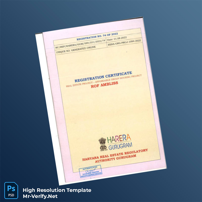 RERA%20Registration%20Certificate%20Template%20in%20Word%20and%20PDF%20formats Editable RERA Registration Certificate Word and Pdf Template Preview - Mac Doc