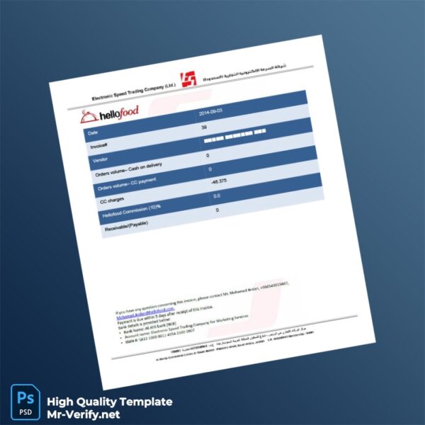 Saudi Arabia IIIII IIIIIII III Invoice Template in Word and PDF formats Saudi Arabia IIIII IIIIIII III Invoice Template in Word and PDF formats