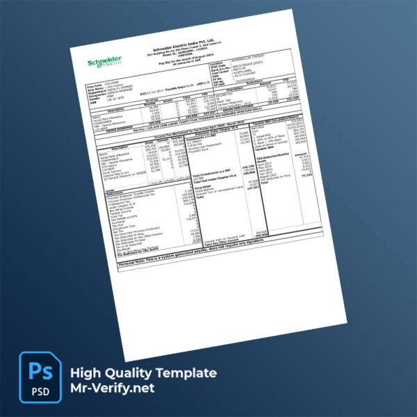 Schneider-Electric-India-Pvt-Ltd-payslip-word-and-pdf-template-mrverify Schneider Electric India Pvt Ltd payslip word and pdf template