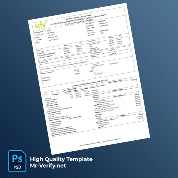 Sify-Technologies-Limited-payslip-word-and-pdf-template-mrverify Sify Technologies Limited payslip word and pdf template