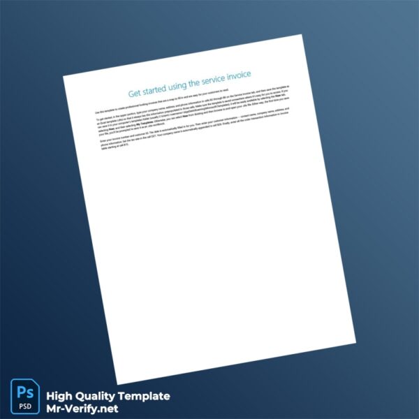 Somalia Lexico Inc Invoice Template in Word and PDF formats