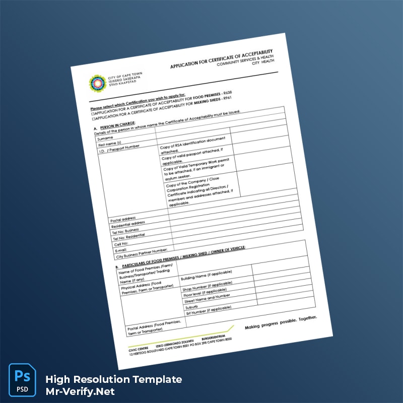 South%20Africa%20Health%20Department%20Certificate%20of%20Acceptability%20Template%20in%20Word%20and%20PDF%20formats Editable South Africa Health Department Certificate of Acceptability Word and Pdf Template Preview - Mac Doc