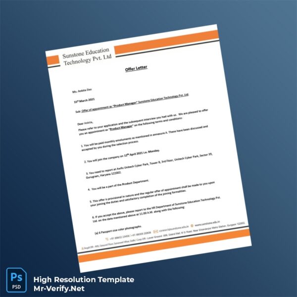 Sunstone%20Education%20Technology%20Pvt%20Ltd%20Employment%20Verification%20Letter%20Template%20in%20Word%20and%20PDF%20formats Editable Sunstone Education Technology Pvt Ltd Employment Verification Letter Word and Pdf Template Preview - Mac Doc