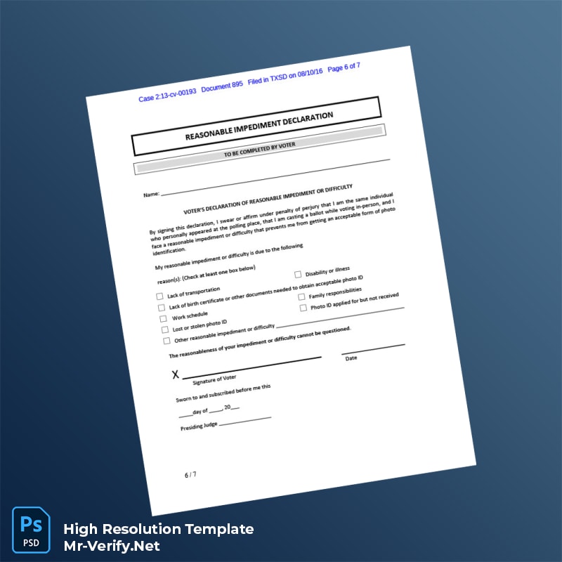 Texas%20Election%20Interim%20Plan%20Order%20Voter%20ID%20Registration%20Certificate%20Template%20in%20Word%20and%20PDF%20formats-page6 Editable Texas Election Interim Plan Order Voter ID Registration Certificate Template in Word and PDF formats page 6 Preview - Mac Doc