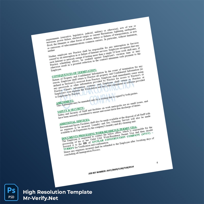 Turkey%20Avcilar%20Construction%20Company%20Employment%20Verification%20Letter%20Template%20in%20Word%20and%20PDF%20formats-page4 Editable Turkey Avcilar Construction Company Employment Verification Letter Template in Word and PDF formats page 4 Preview - Mac Doc