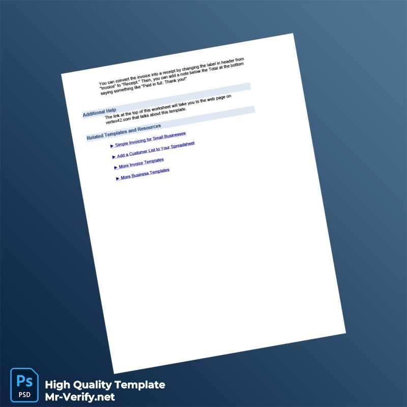 UK Smart Printing Solutions LTD Invoice Template in Word and PDF formats page 5 UK Smart Printing Solutions LTD Invoice Template in Word and PDF formats page 5