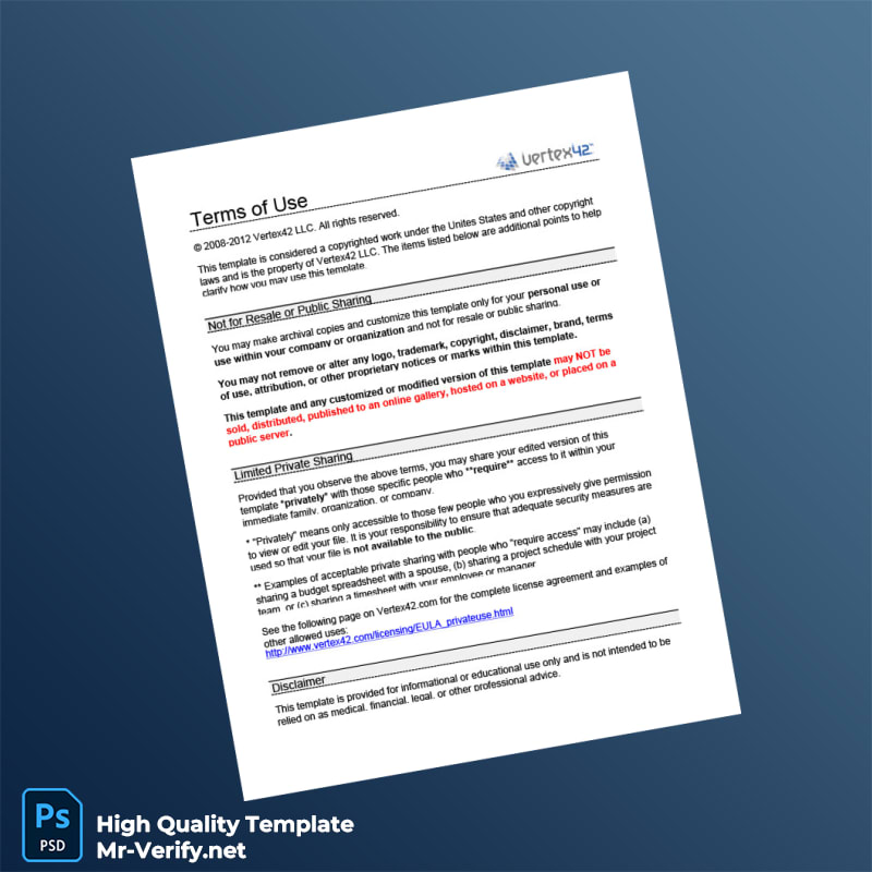 USA Editable Service Invoice Template in Word and PDF formats page 3 USA Editable Service Invoice Template in Word and PDF formats page 3