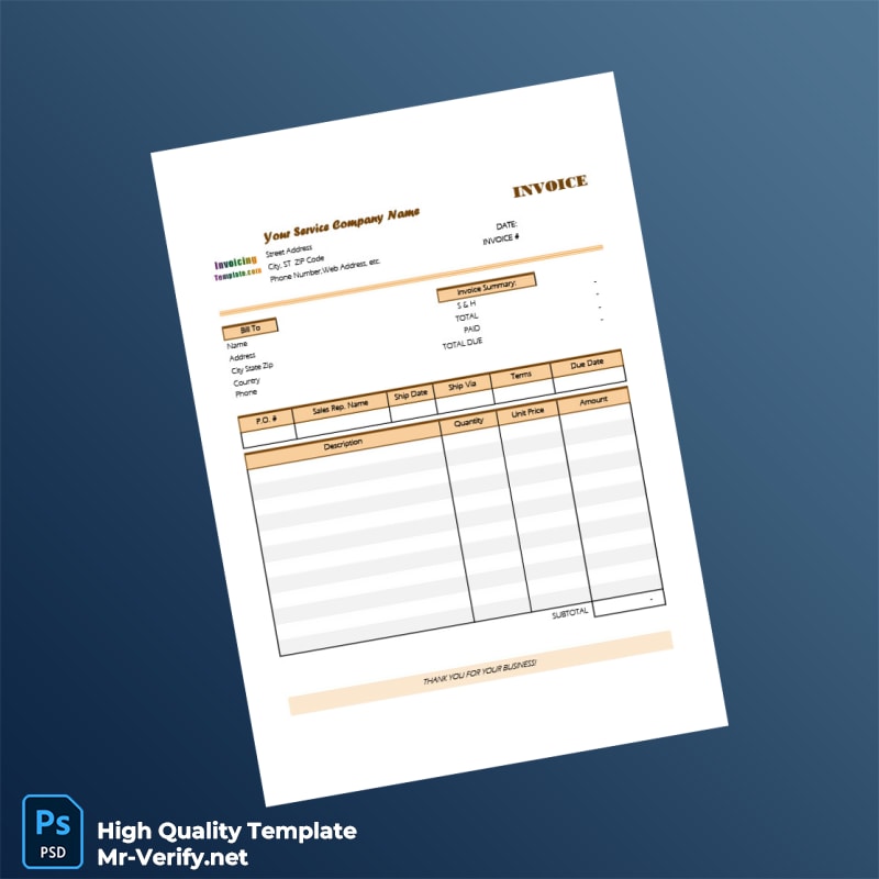 USA InvoicingTemplate Invoice Template in Word and PDF formats page 2 USA InvoicingTemplate Invoice Template in Word and PDF formats page 2