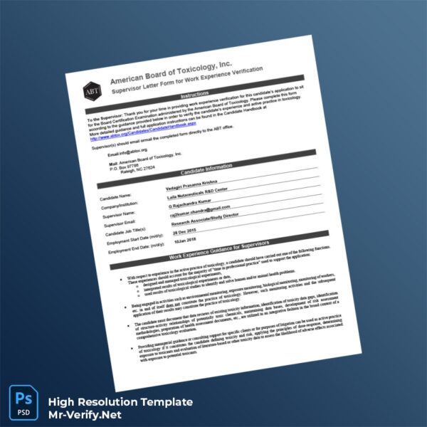 Editable USA Laila Nutra Employment Verification Letter Word and Pdf Template Preview - Mac Doc