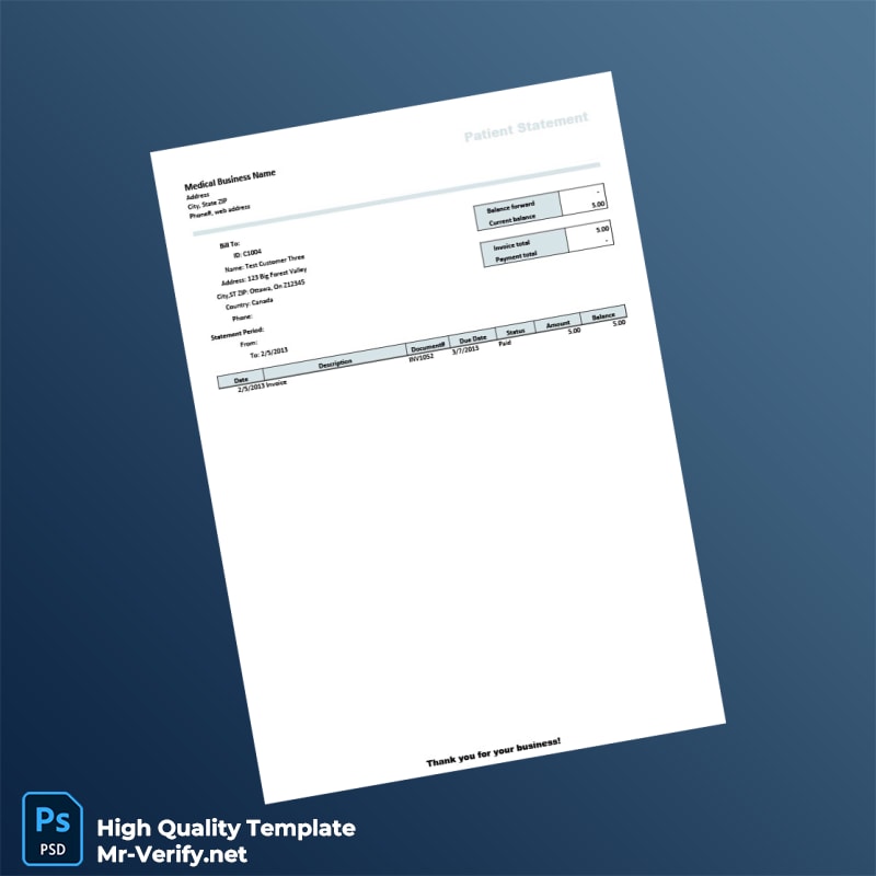 USA Medical Business Name Invoice Template in Word and PDF formats page 4 USA Medical Business Name Invoice Template in Word and PDF formats page 4