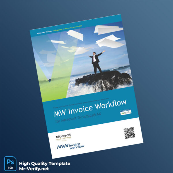 USA Microsoft Dynamics Invoice Template in Word and PDF formats