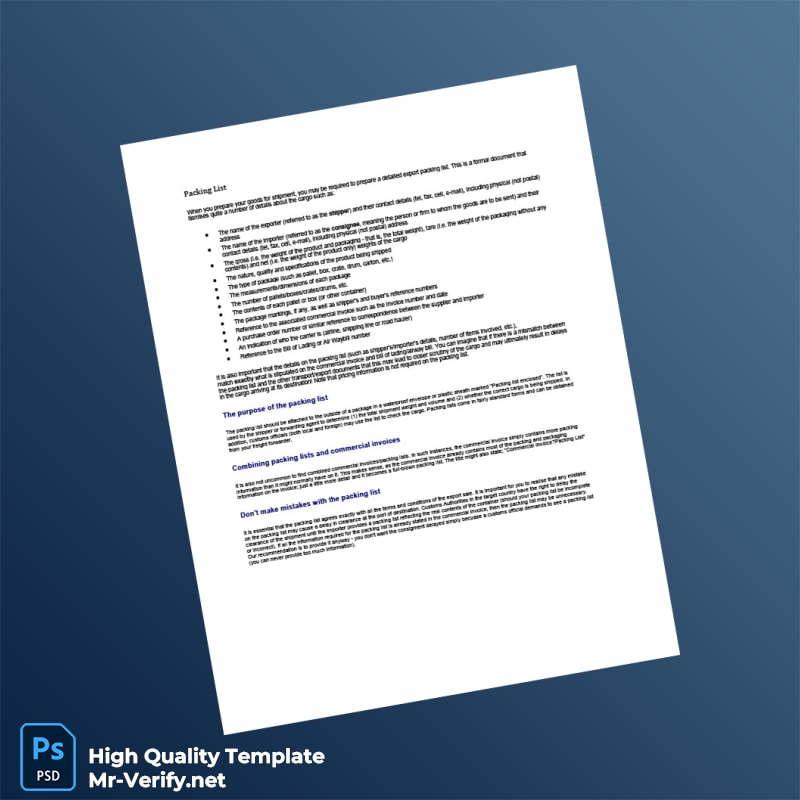 USA Proforma Invoice Template in Word and PDF formats page 7 USA Proforma Invoice Template in Word and PDF formats page 7