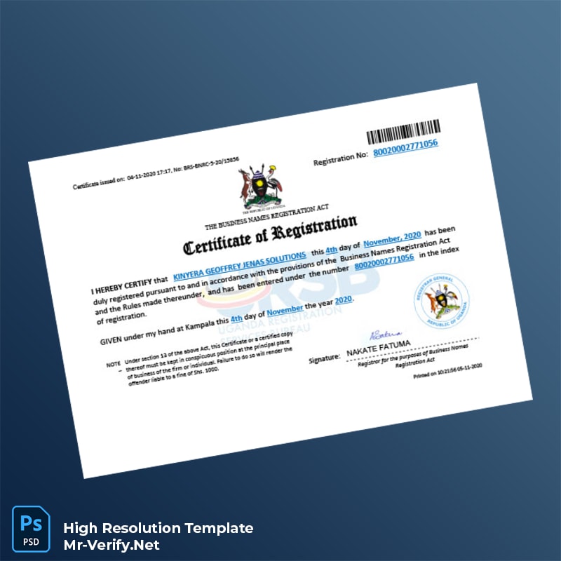 Uganda%20Registrar%20of%20Business%20Names%20Business%20Name%20Registration%20Certificate%20Template%20in%20Word%20and%20PDF%20formats-page3 Editable Uganda Registrar of Business Names Business Name Registration Certificate Template in Word and PDF formats page 3 Preview